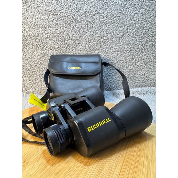 Bushnell Large Objective 10x50 WA Binoculars With Case PreOwned Working - Picture 8 of 16